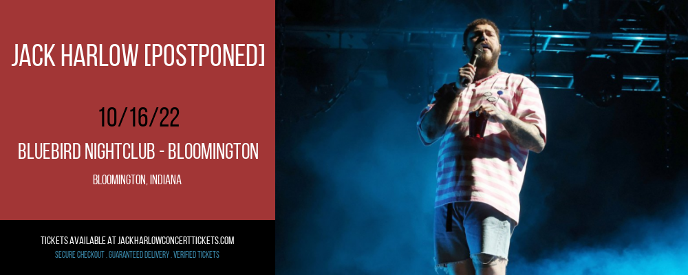 Jack Harlow [POSTPONED] at Jack Harlow Concert Tickets